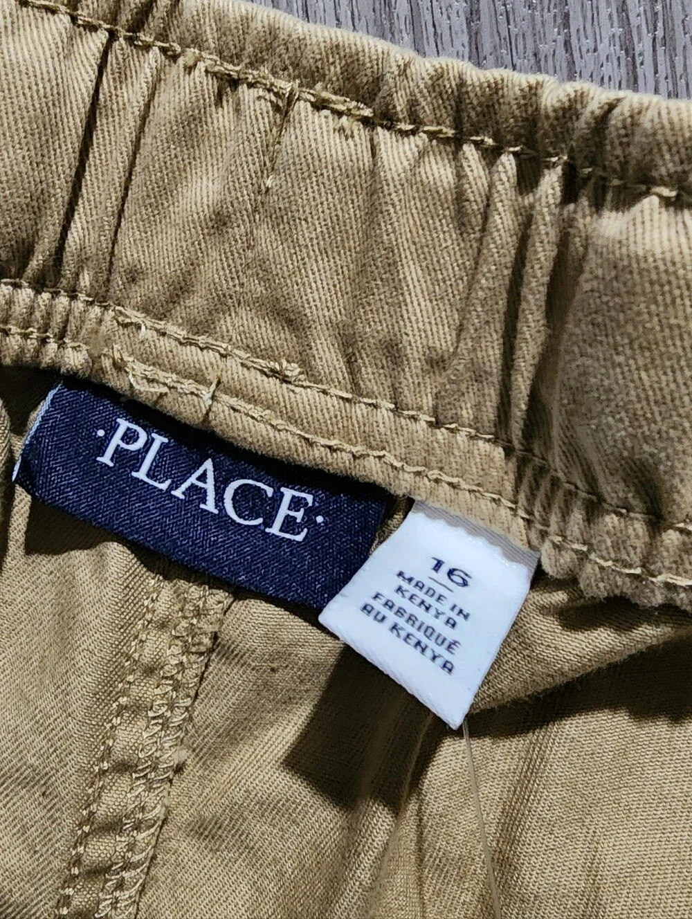 Boys Pull-On Cargo Pants - Black, Gray, Tan, Navy 4-Pack